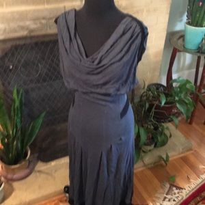 Fitted Dress with Cowl Neckline